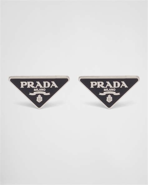 prada earrings men|Prada symbole earrings.